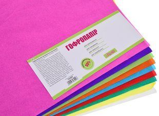 Набор бумаги гофрированной. 55% А3 10 цв. 10 л.