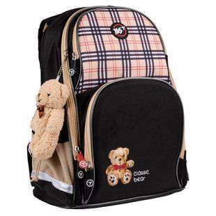 Рюкзак школьный полукаркасный Yes Classic Bear S-100