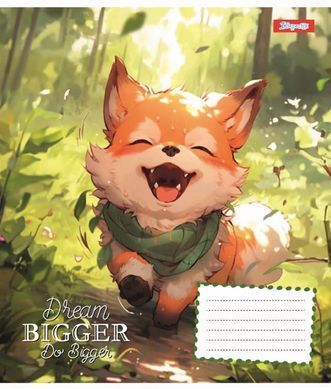 Зошит шкільний 1B Dream bigger 12 листів коса лінія