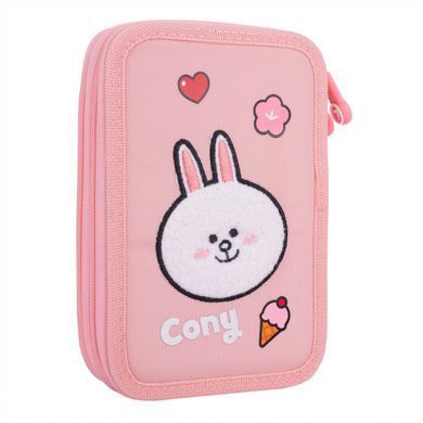 Пенал твердый двойной Yes Line Friends Pretty Choco and Cony P-01