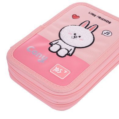 Пенал твердый двойной Yes Line Friends Pretty Choco and Cony P-01