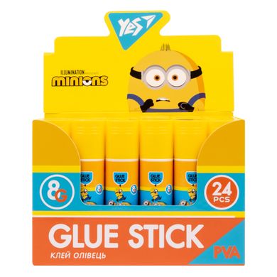 Клей-карандаш PVA YES Minions 8г